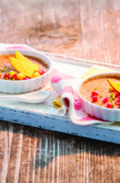 Petit-déjeuner au tahin vegan et équilibré