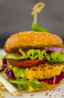 Hamburger veggie au tofu