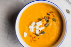 Soupe de courge butternut