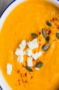 Soupe de courge butternut