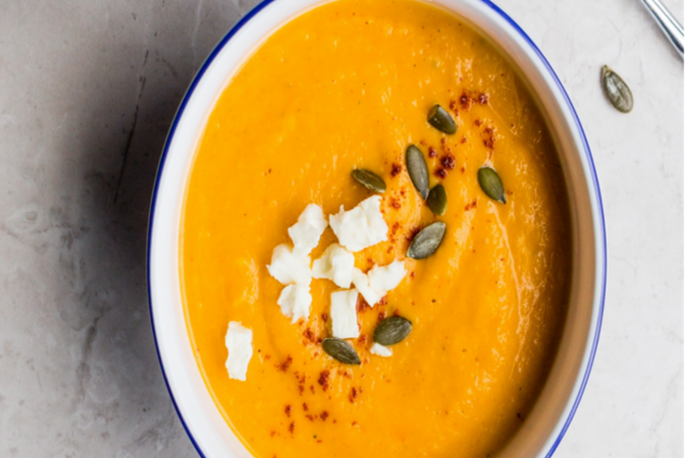 Soupe de courge butternut