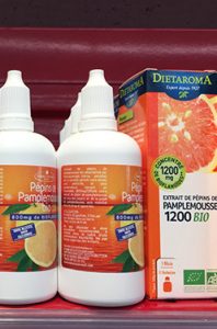 Extraits de Pépin de Pamplemousse (EPP), antibiotique naturel