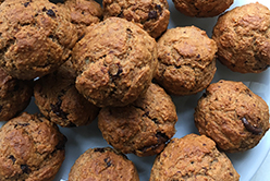 Muffins vegans à la banane et au chocolat