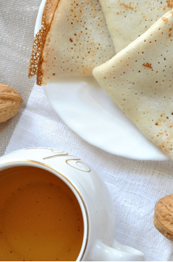 Crêpes au thé