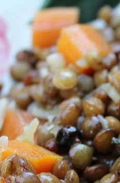 Lentilles aux carottes et aux épices