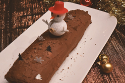 Bûche de Noël au chocolat