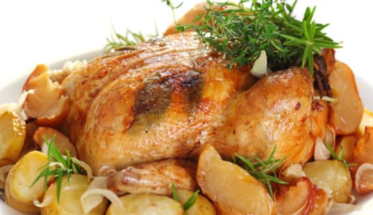 Poulet rôti aux pommes de terre