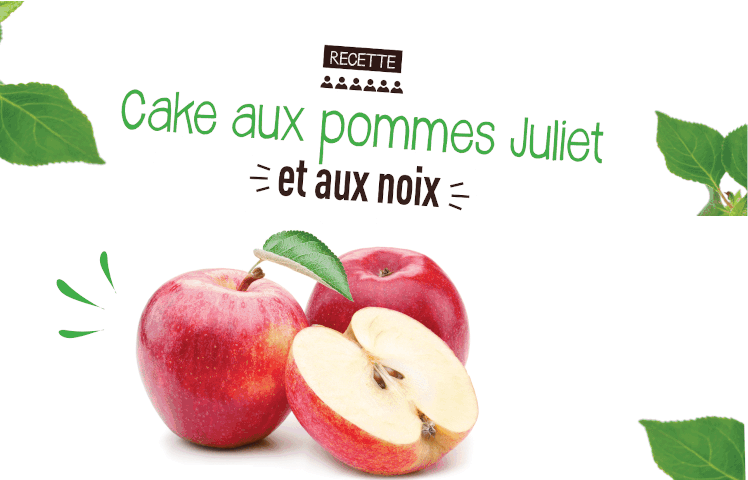 Cake aux Pommes Juliet et aux Noix