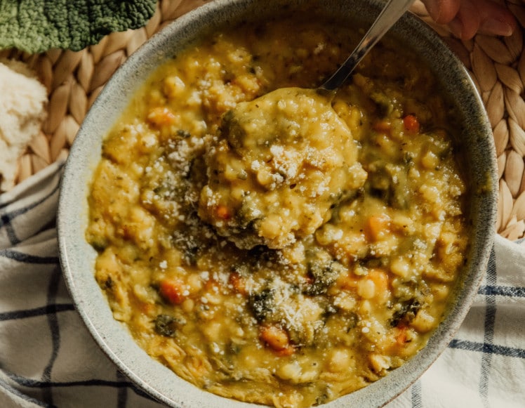 Curry de cabillaud aux lentilles corail