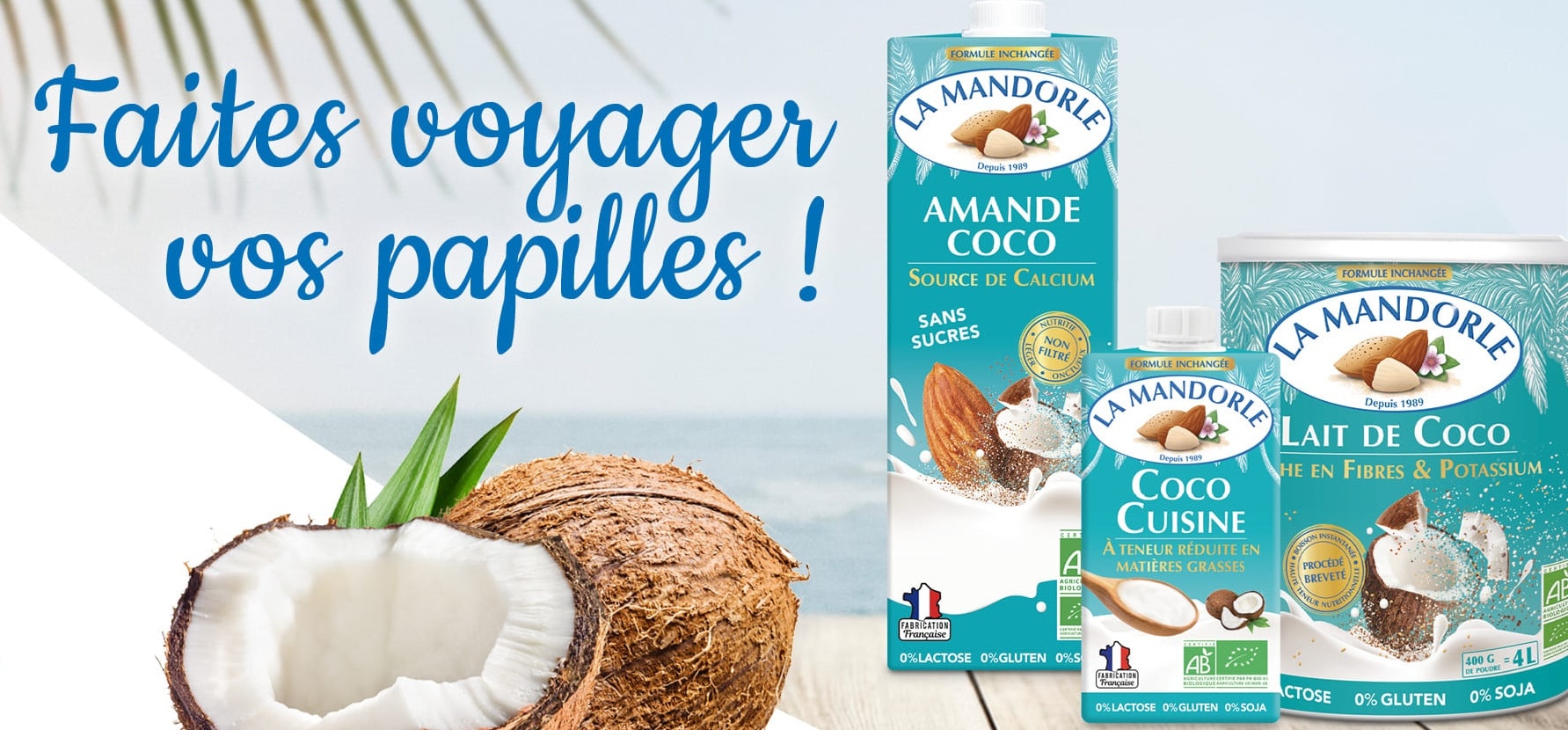 Une cuisine ensoleillée avec les spécialités à la noix de coco de La Mandorle