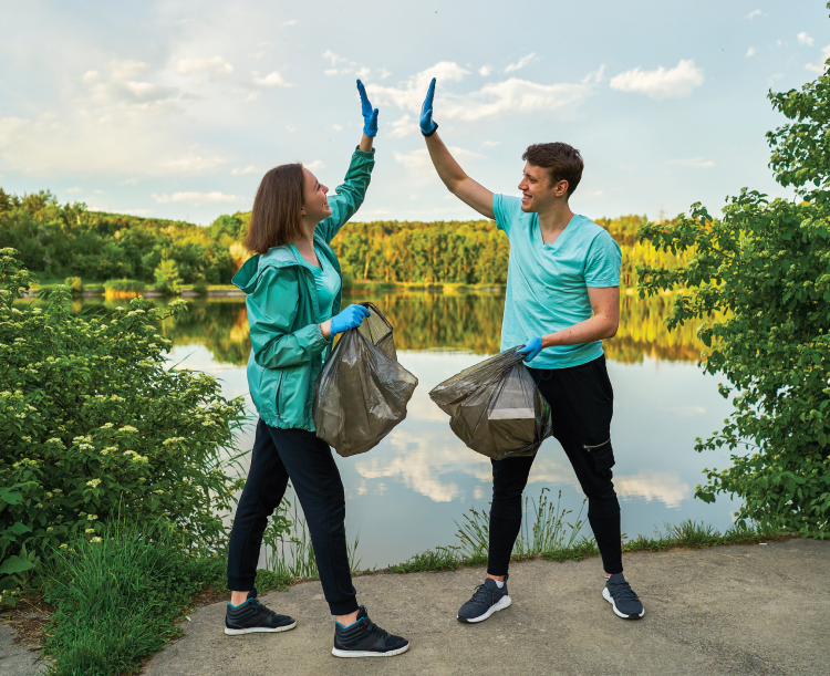 La plogging ou courir pour la planète