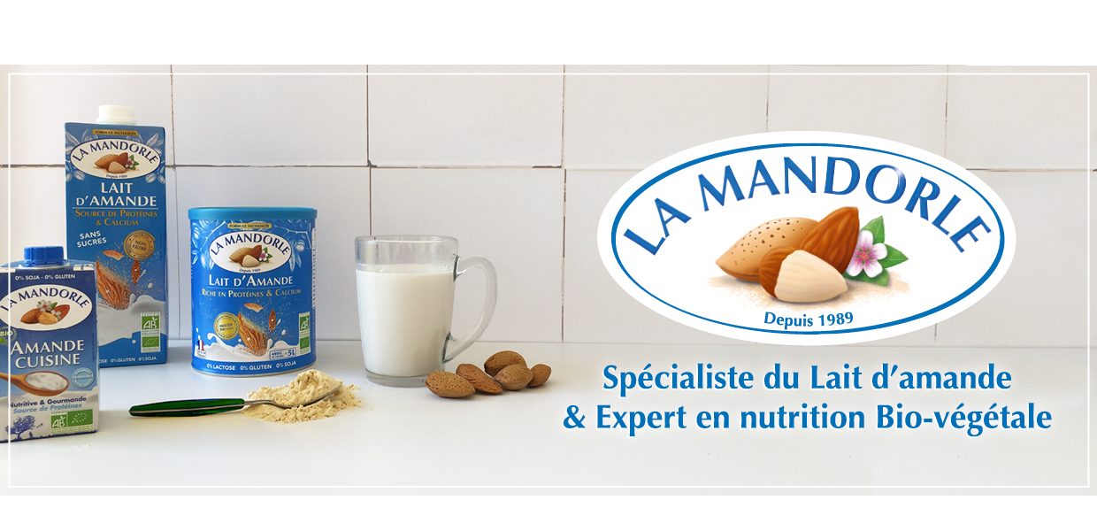 La Mandorle lait d'amande bio sans sucres protéines et calcium