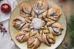 Brioche flocon de neige à la pâte à tartiner noisettes cacao naturéO