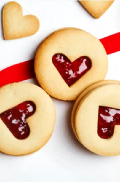 Recette de Sablés à la confiture pour la Saint Valentin