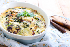 Gratin de courgettes et saucisses