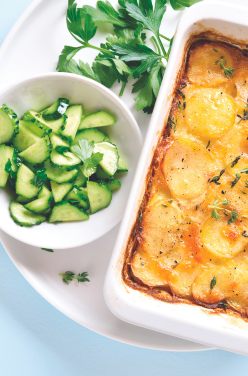 Gratin de concombre