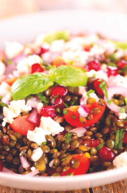 Salade de lentilles et feta