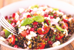 Salade de lentilles et feta