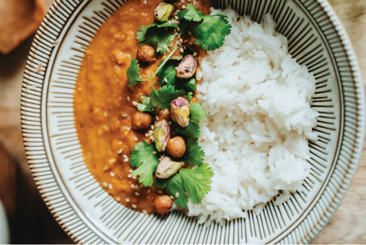 Dahl de lentilles coco