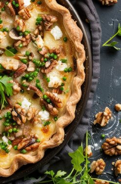 TARTE AU BLEU DU VERCORS ET AUX NOIX