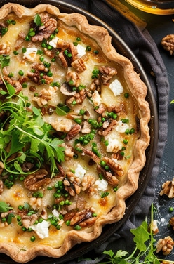 TARTE AU BLEU DU VERCORS ET AUX NOIX
