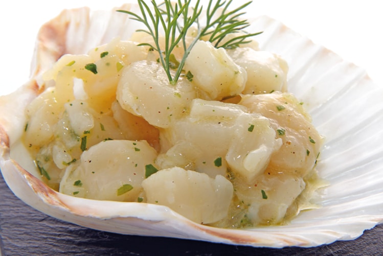 SAINT-JACQUES POÊLÉES SAUCE COCO-CITRON VERT